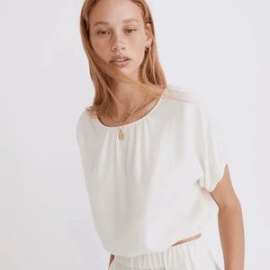 Linen Madewell Cropped Top